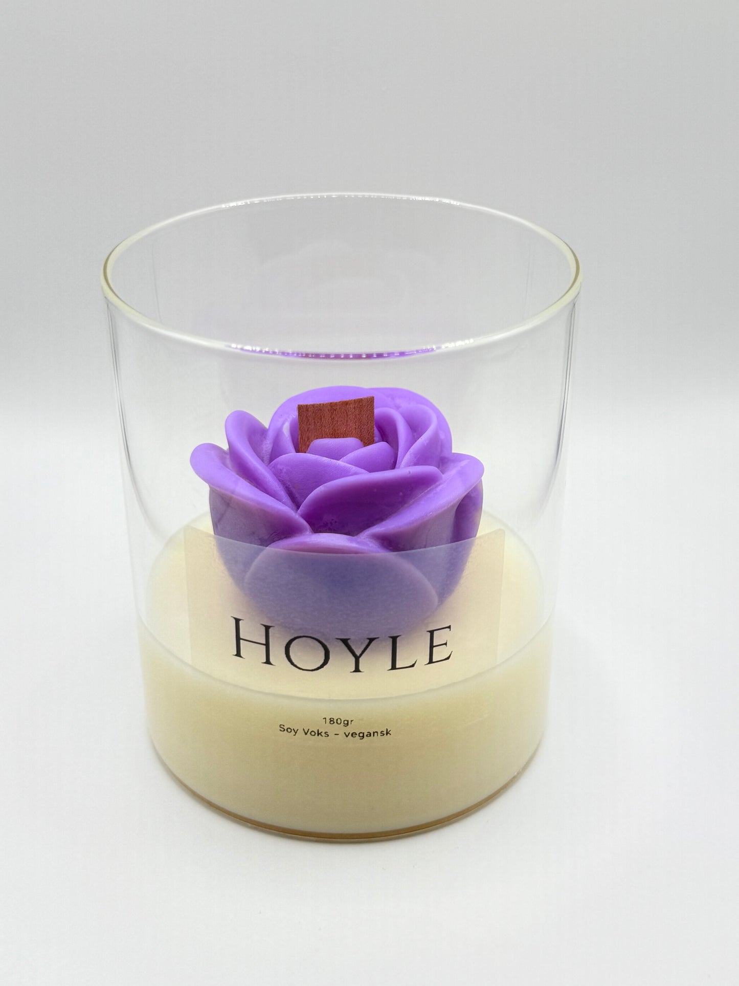 Hoyle-candle-soyalys-duftlys-pyntlys-pyntelys-soyavokslys-stearinlys-levende lys-blomst-vegansk