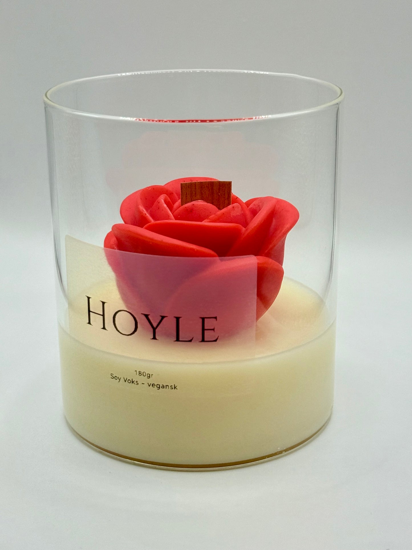 Hoyle-candle-soyalys-duftlys-pyntlys-pyntelys-soyavokslys-stearinlys-levende lys-blomst-vegansk