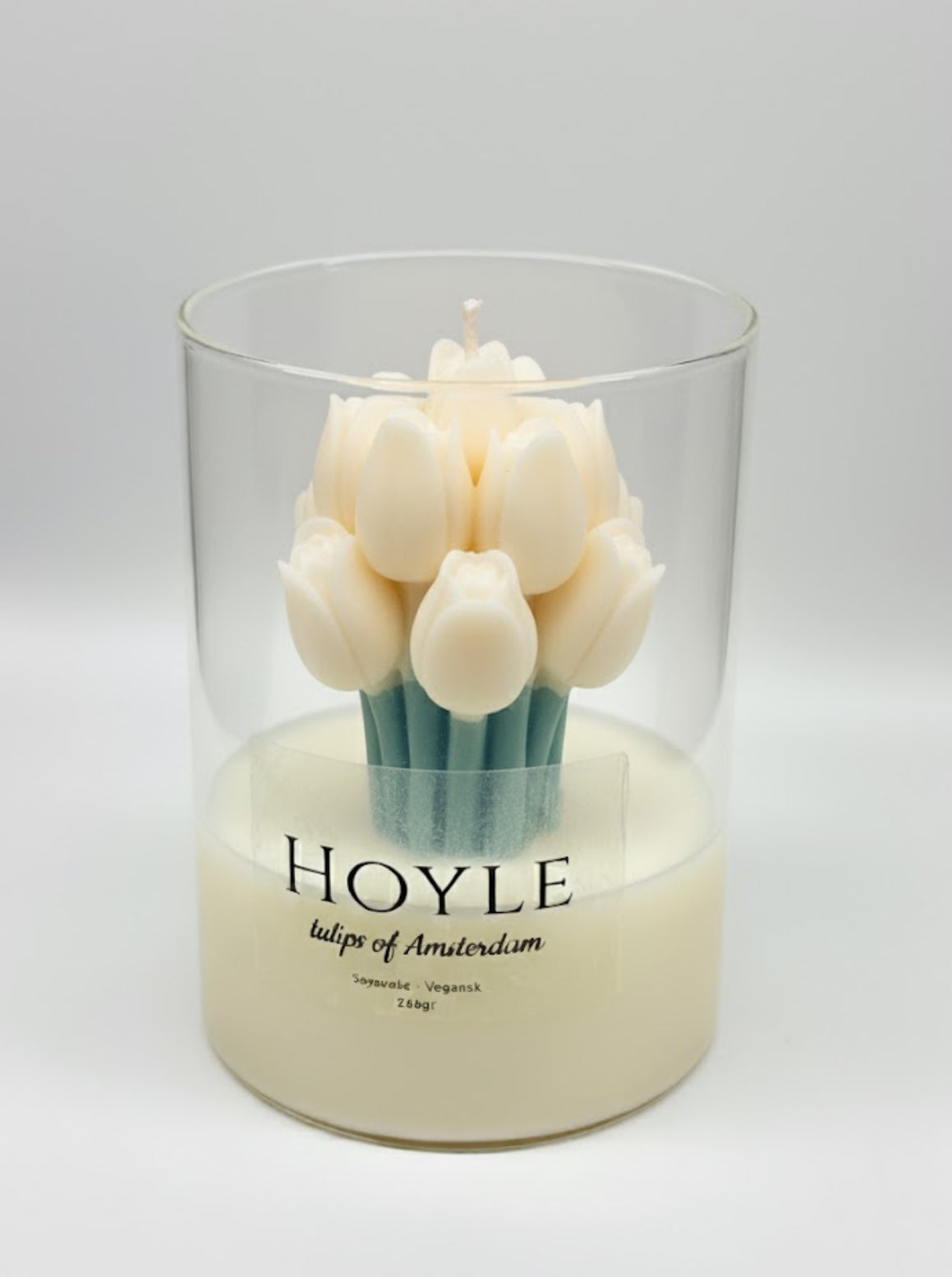 Hoyle-candle-soyalys-duftlys-pyntlys-pyntelys-soyavokslys-stearinlys-levende lys-tulips-blomster-tulipaner-vegansk